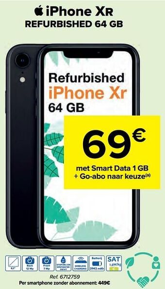 Apple iphone xr refurbished 64 gb