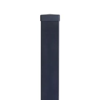 GAMMA Vierkante paal antraciet 240 cm aanbieding