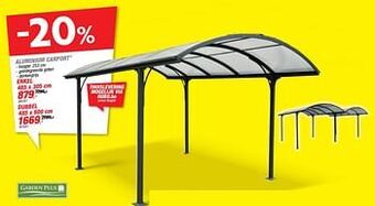 Hubo Aluminium carport aanbieding