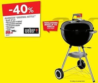 Hubo Barbecue original kettle aanbieding