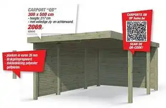 Hubo Carport qb aanbieding