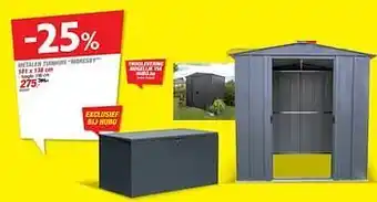 Metalen tuinhuis moresby