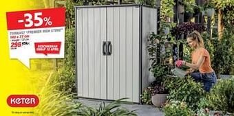 Hubo Tuinkast premier high store aanbieding