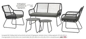 Intratuin Loungeset kik aanbieding
