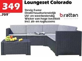 iTEK Loungeset colorado aanbieding