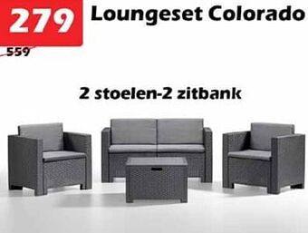 iTEK Loungeset colorado aanbieding