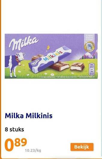 Action Milka Milkinis aanbieding