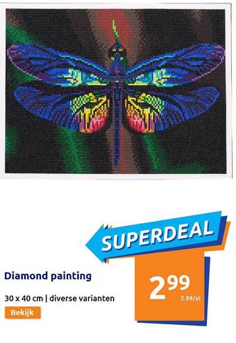 Action Diamond Painting aanbieding