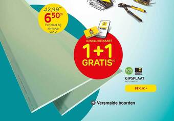 Brico Gipsplaat aanbieding