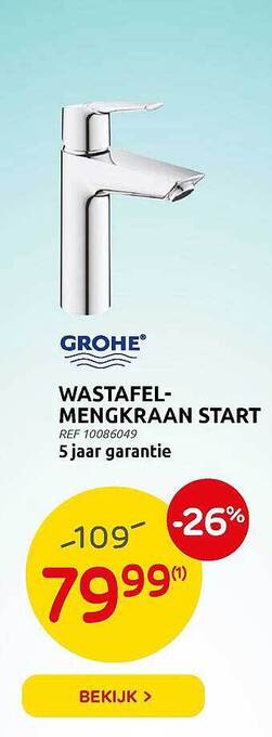 Brico Wastafelmengkraan Start aanbieding