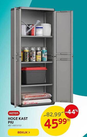 Brico Keter Hoge Kast Piu aanbieding