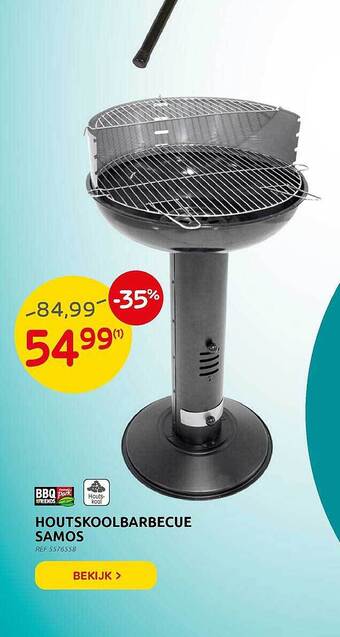Brico Houtskoolbarbecue Samos aanbieding