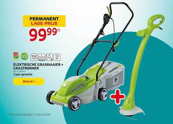Brico Elektrische Grasmaaier, Grastrimmer aanbieding