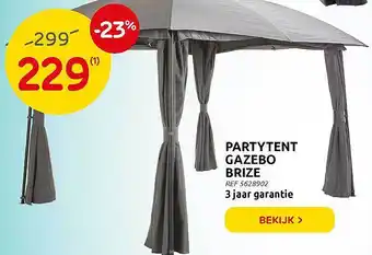 Brico Partytent Gazebo Brize aanbieding