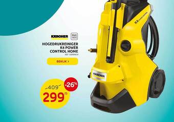 Brico Hogedrukreiniger K4 Power Control Home aanbieding