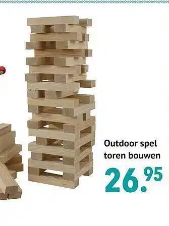 Freetime Outdoor Spel Toren Bouwen aanbieding