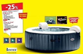 Hubo Jacuzzi bubble therapy aanbieding