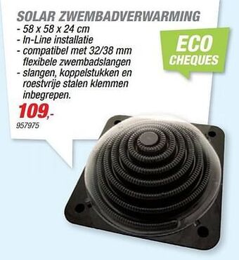 Hubo Solar zwembadverwarming aanbieding