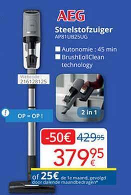 Eldi Aeg Steelstofzuiger aanbieding
