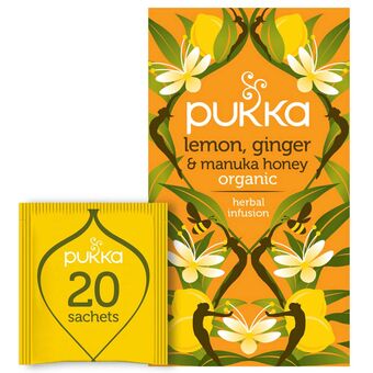 Delhaize Kruidenthee|Lem.Ging.Manuka Hon|20 zak| Bio aanbieding