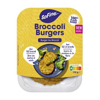 Delhaize Burgers | Broccoli | Vegetarisch aanbieding