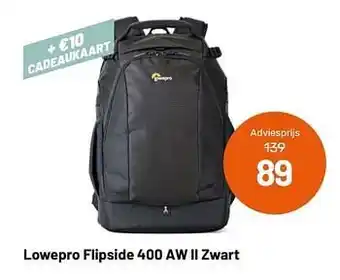 Kamera Express Lowepro flipside 400 aw ii zwart aanbieding