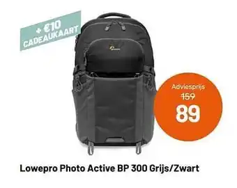 Lowepro photo active bp 300 grijs-zwart