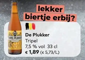 De plukker tripel