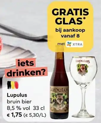 Bio Planet Lupulus bruin bier aanbieding