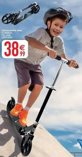 Cora Opvouwbare step fundoo aanbieding