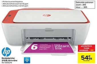 Hp deskjetprinter 2723e all-in-one