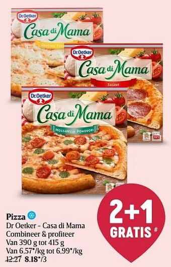 Delhaize Pizza dr oetker - casa di mama aanbieding