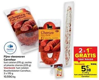 Carrefour Fuet catalan kwaliteitsketen carrefour aanbieding