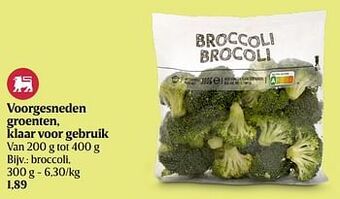 Delhaize Broccoli aanbieding