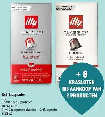 Koffiecapsules illy espresso classico