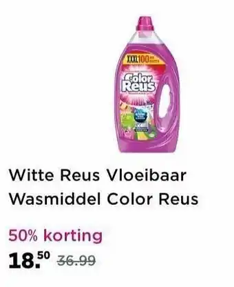 Plein.nl Witte reus vloeibaar wasmiddel color reus aanbieding