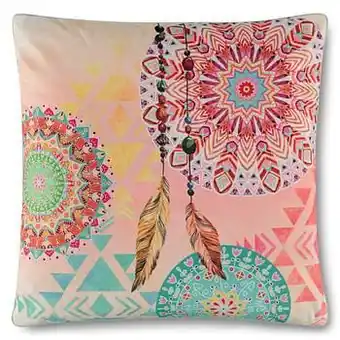 Leen Bakker HIP sierkussen Vilastre - veelkleurig - 48x48 cm - Leen Bakker aanbieding