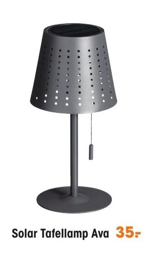 Kwantum Solar tafellamp ava aanbieding