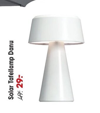 Kwantum Solar tafellamp danu aanbieding