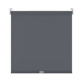 Leen Bakker Rolgordijn koordloos verduisterend - antraciet - 150x190 cm - Leen Bakker aanbieding