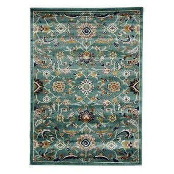 Leen Bakker Floorita tapijt Moss - aqua - 140x200 cm - Leen Bakker aanbieding
