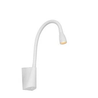 Leen Bakker Lucide bedlamp Galen LED - wit - Leen Bakker aanbieding
