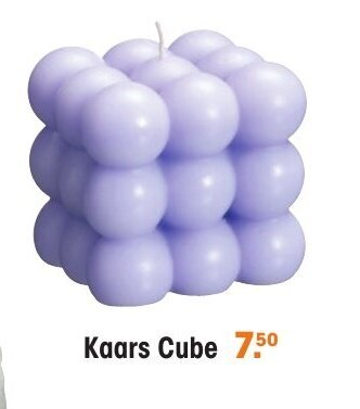 Kwantum Kaars cube aanbieding