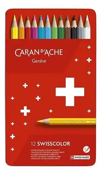 Caran d’Ache kleurpotlood Swisscolor - 12 stuks