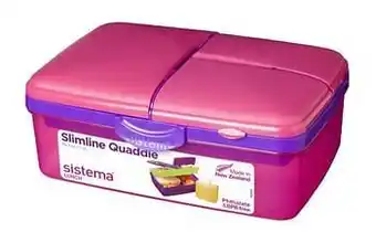 Dreamland Sistema brooddoos Slimline Quaddie roze aanbieding
