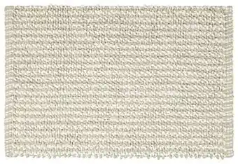 HEMA HEMA Badmat Met Lussen 50x85 Katoen Taupe aanbieding