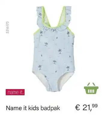 Name it kids badpak