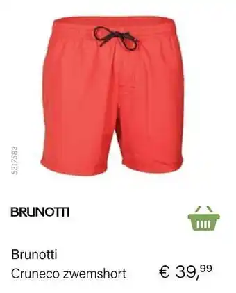 Multi bazar Brunotti cruneco zwemshort aanbieding