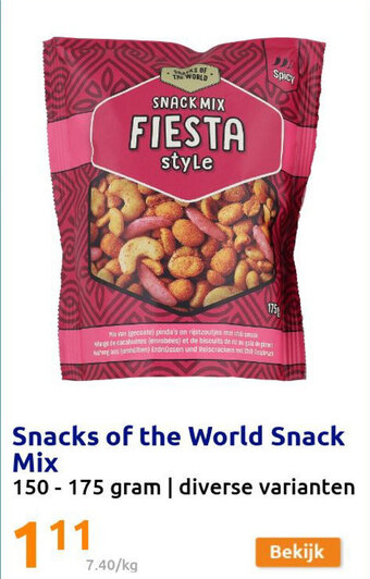Snacks of the World Snack Mix