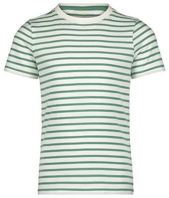 HEMA HEMA Kinder T-shirt Strepen Groen (groen) aanbieding